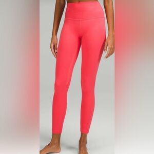 Lululemon align high rise 28” leggings size 4 pale raspberry